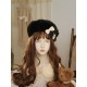 Hoshibako Works Bow Plush Beret(Pre-Made/8 Colours)